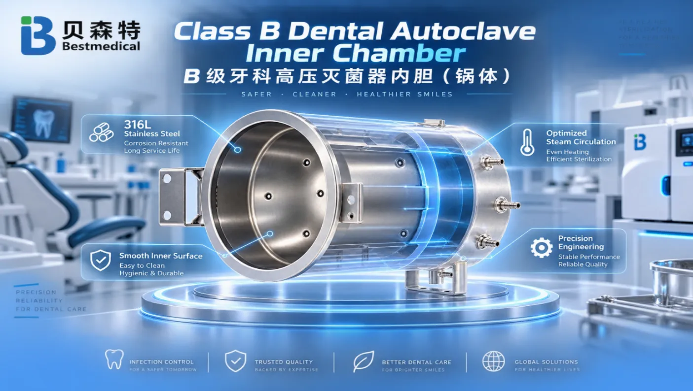 How to avoid frequent chamber failures for your Class-B dental autoclave? Key points of reliable stainless-steel chamber selection