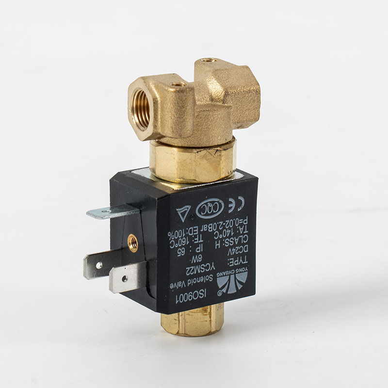 Dental autoclave normally closed solenoid valve